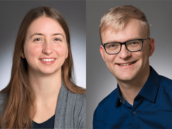 Germaine Arend (links) und Dr. Armin Feist sind zwei der vier Erstautoren der Studie.