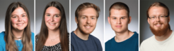 Von links nach rechts: Sara Rudert, Jana Fahrenbach, Henri Münkel, Robin Paschke und Dominik Peix