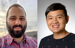 Alexandre Webster (left) and Anh Nguyen