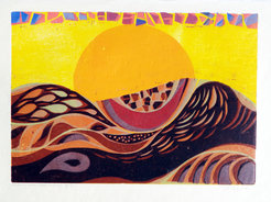 Traum von der Wüste (2007), Farbholzschnitt