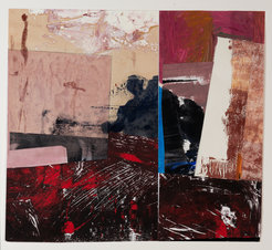 Klammheimlicher Besuch im Atelier (2015), Collage