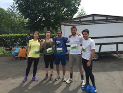 Our team at the Göttinger Früjahrs-Volkslauf, May 2016