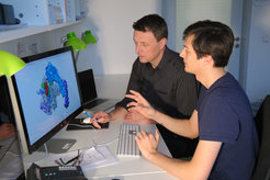 Patrick Cramer and Clemens Plaschka (from left)